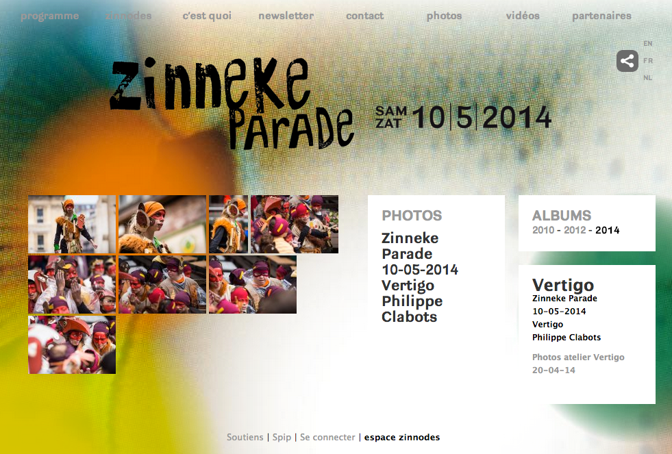 Zinneke 2014 : Zinnode « Vertigo » et « Tantale